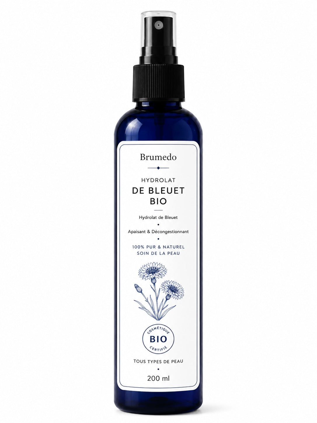 Hydrolat d'eau de Bleuet