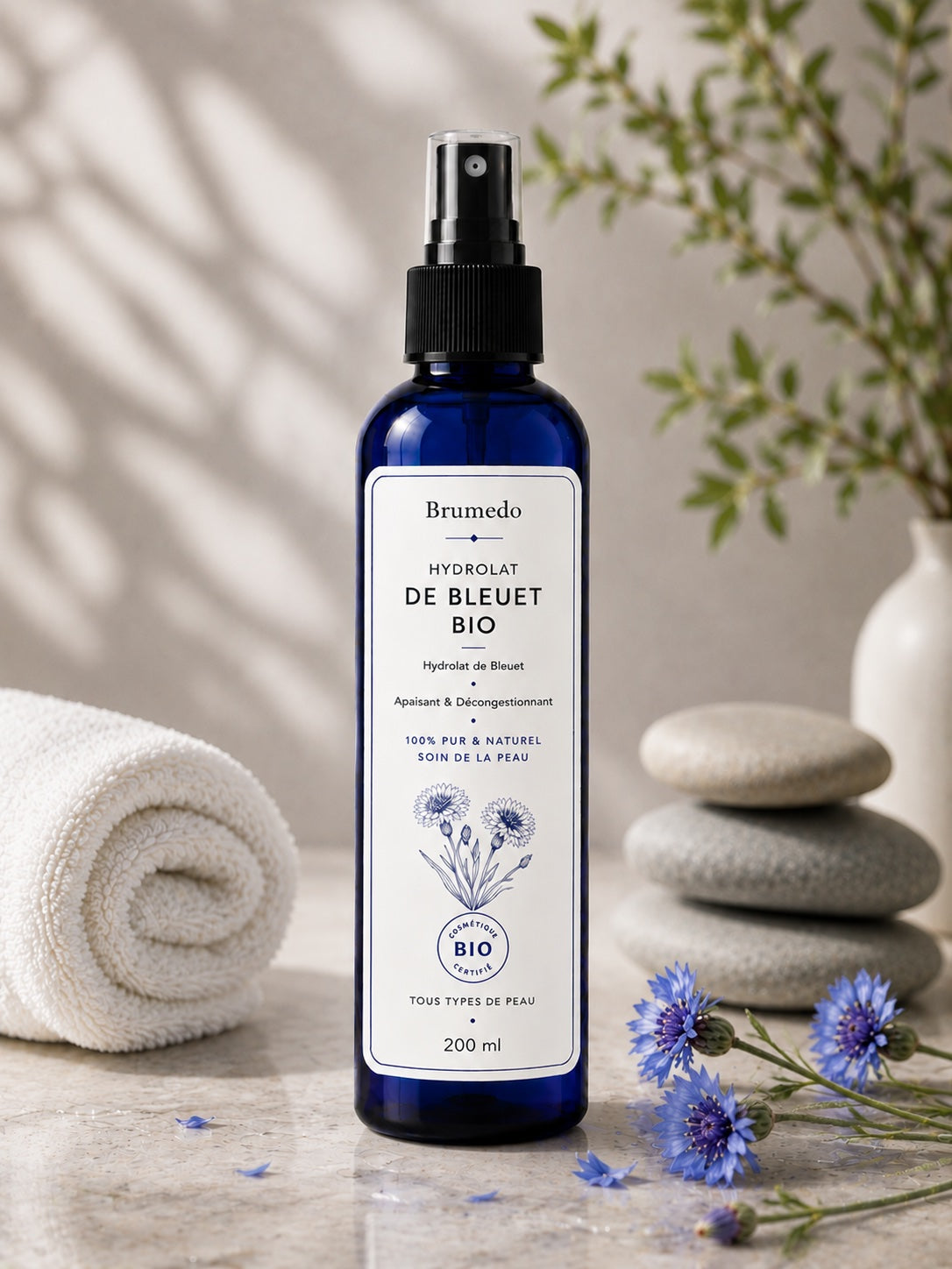 Hydrolat d'eau de Bleuet